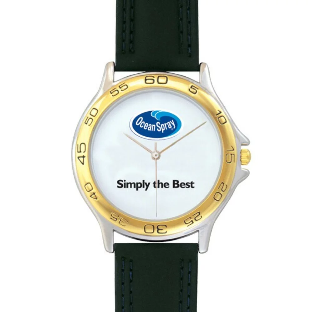 Montre pour femme de l'équipe Matsuda avec bordure dorée