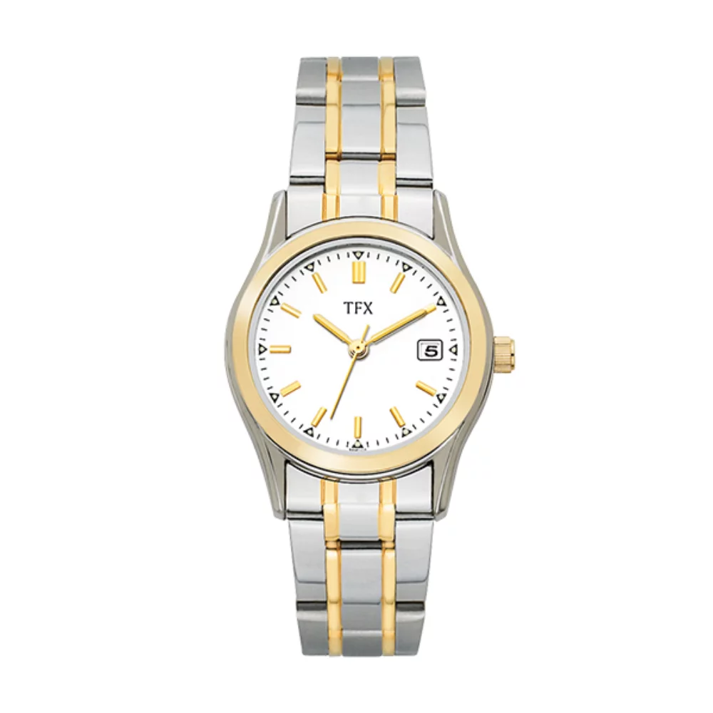 Montre pour dames de la collection Bulova 38M100 TFX Pair - Argent et Or
