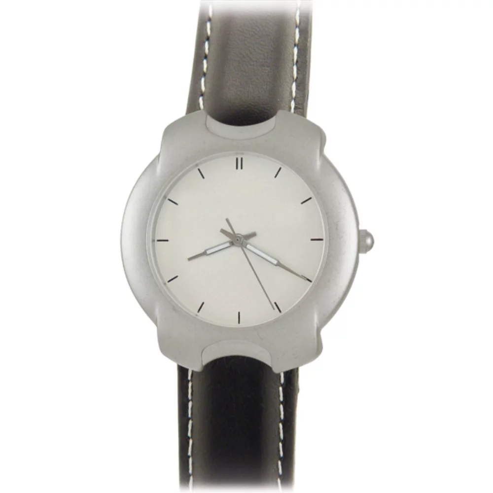 Montre unisexe Matsuda de l'ère spatiale avec bracelet en cuir véritable