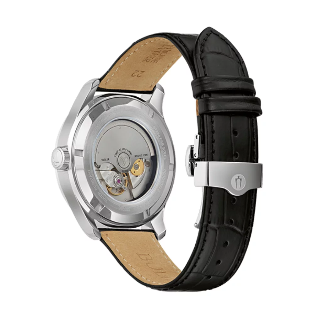 Bulova 96B385 Wilton GMT - Noir & Bleu