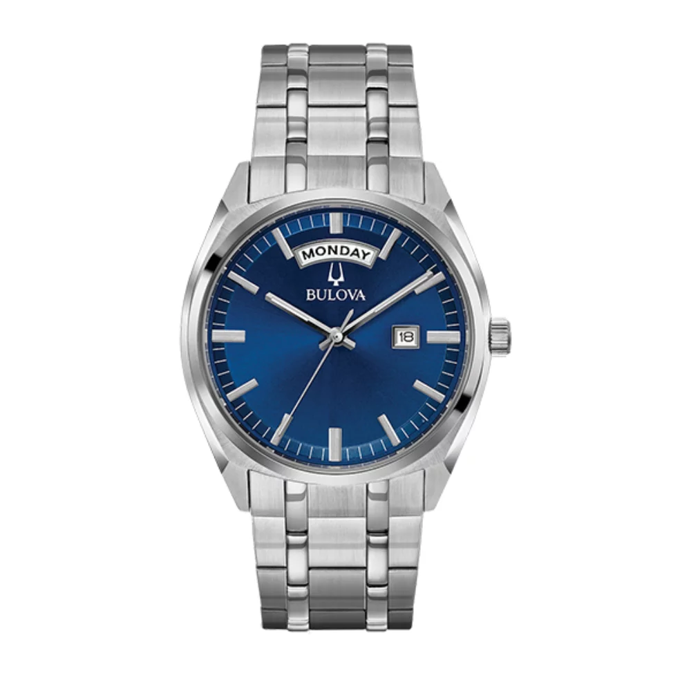 Bulova 96C125 Surveyor - Argent & Bleu