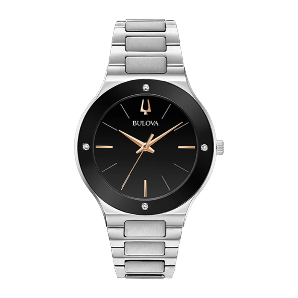 Bulova 96E117 FUTURO - Argent et Noir