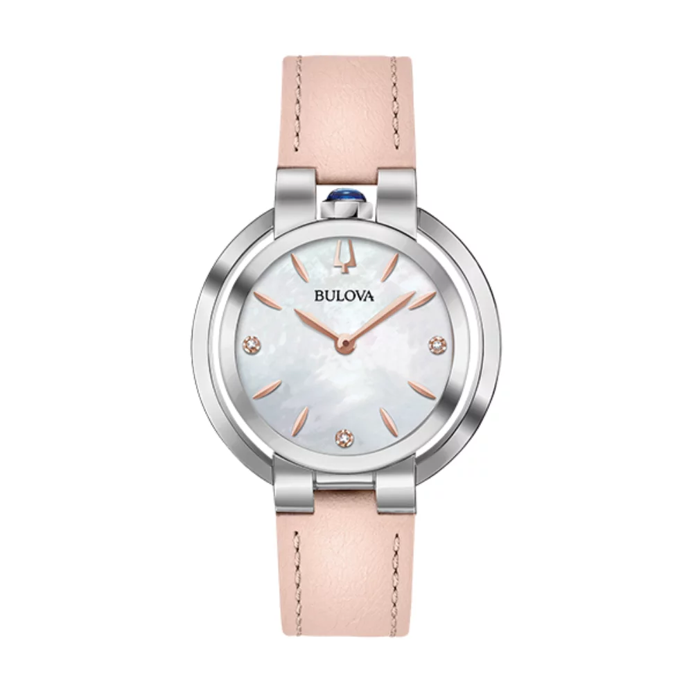 Bulova 96P197 RUBAIYAT - Argent & Or Rose