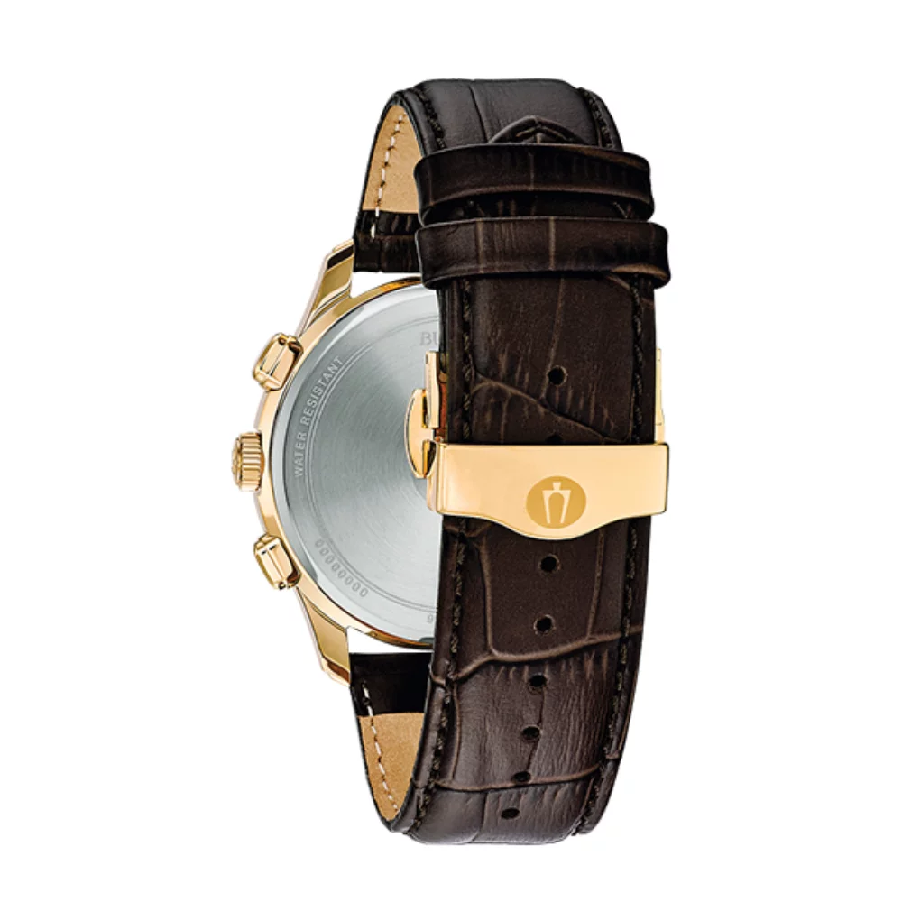 Bulova 97B169 Wilton - Brown & Gold