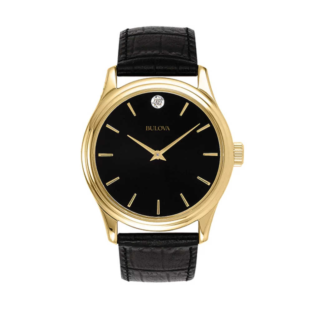 Bulova 97F55 TFX Collection de montres pour hommes - Or