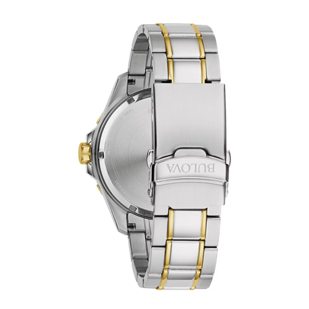 Bulova 98B384 Marine Star - Silver, Blue & Gold
