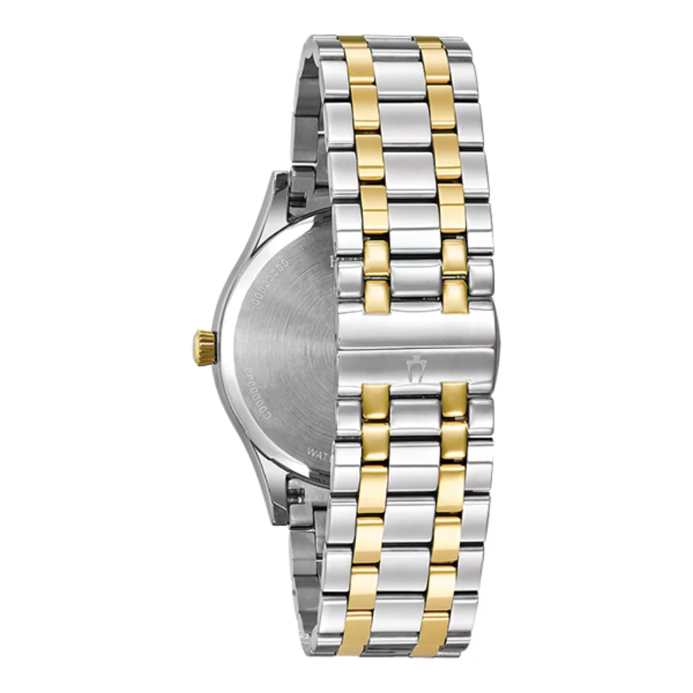 Bulova 98D130 Classic - Argent, Bleu & Or