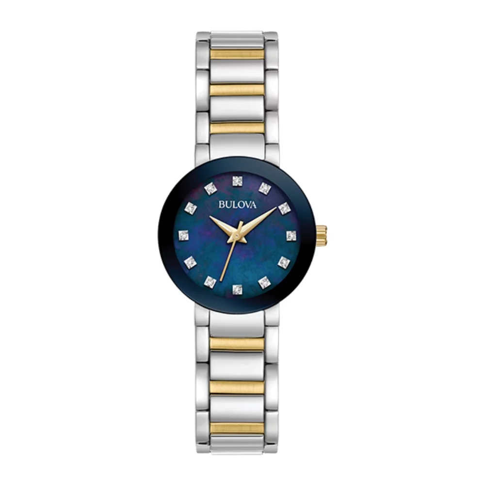 Bulova 98P157 FUTURO - Bicolore avec cadran bleu