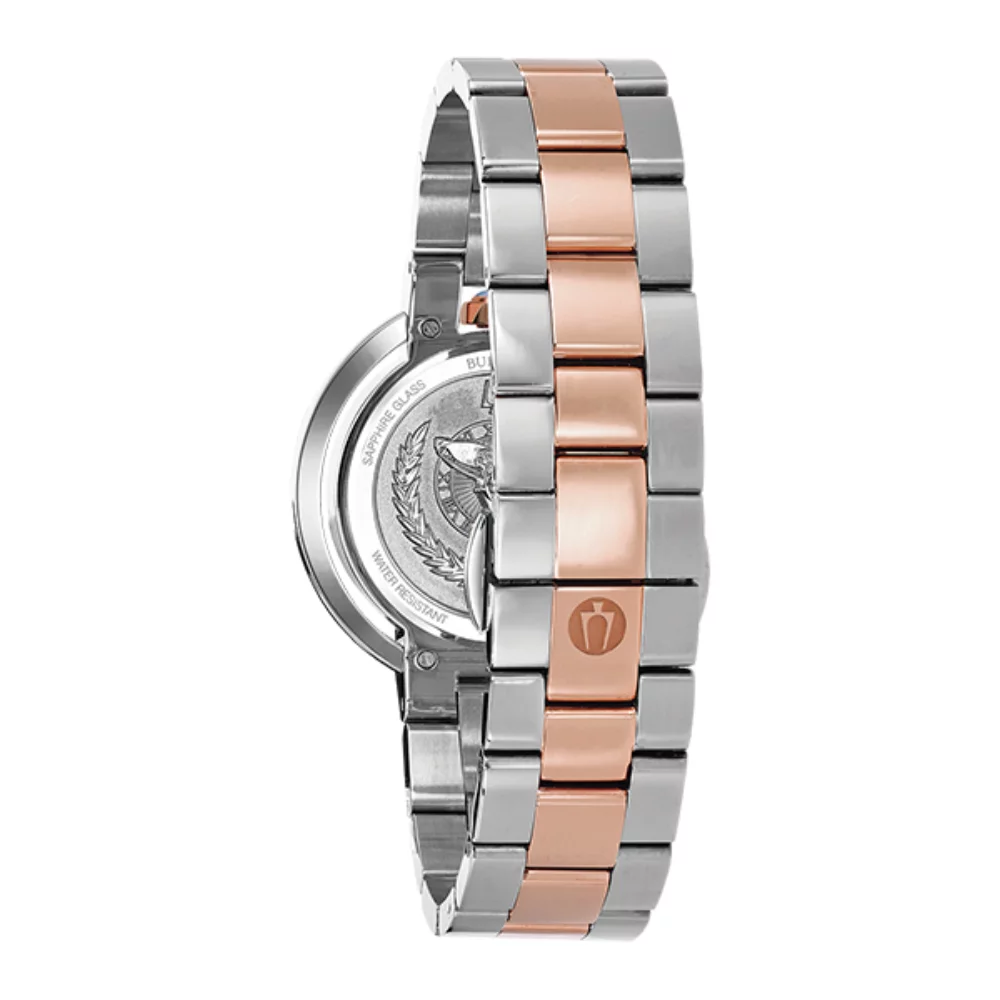 Bulova 98P174 RUBAIYAT - Or rose et argent