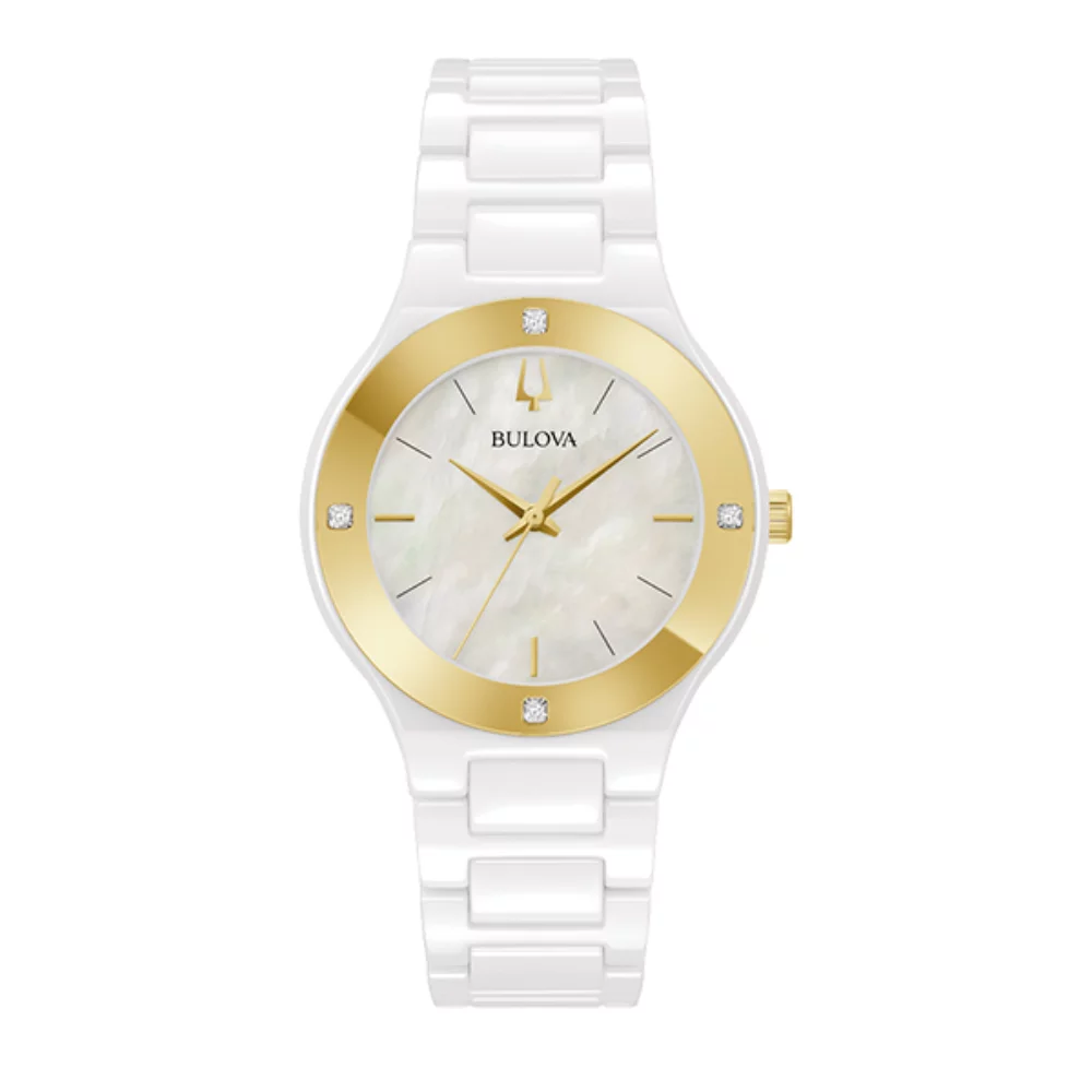 Bulova 98R292 Millennia - Blanc & Or