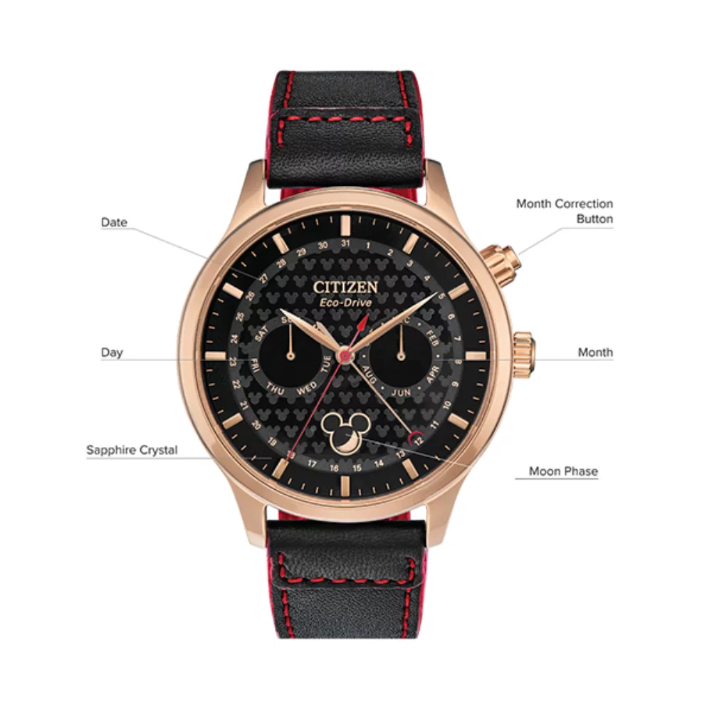 Collection de montres Citizen Disney Mickey Mouse - Mickey Moonphase