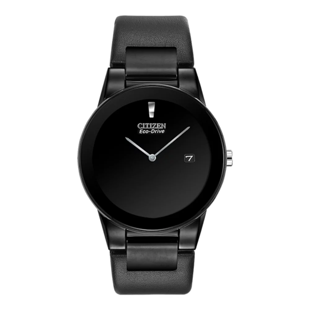 Montre Citizen Axiom - Cuir noir