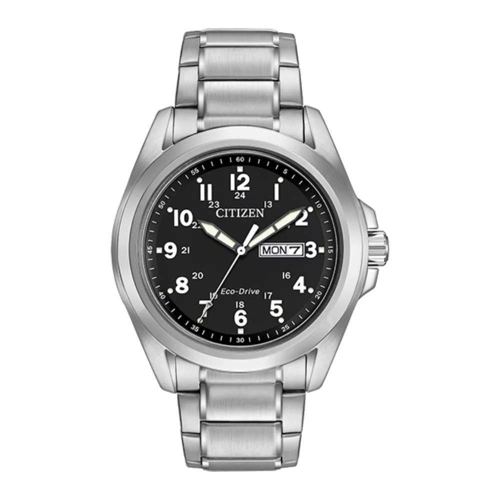 Montre Citizen Garrison - Argent & Noir