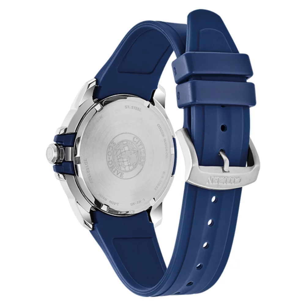 Montre Citizen Weekender - Bracelet en PU bleu