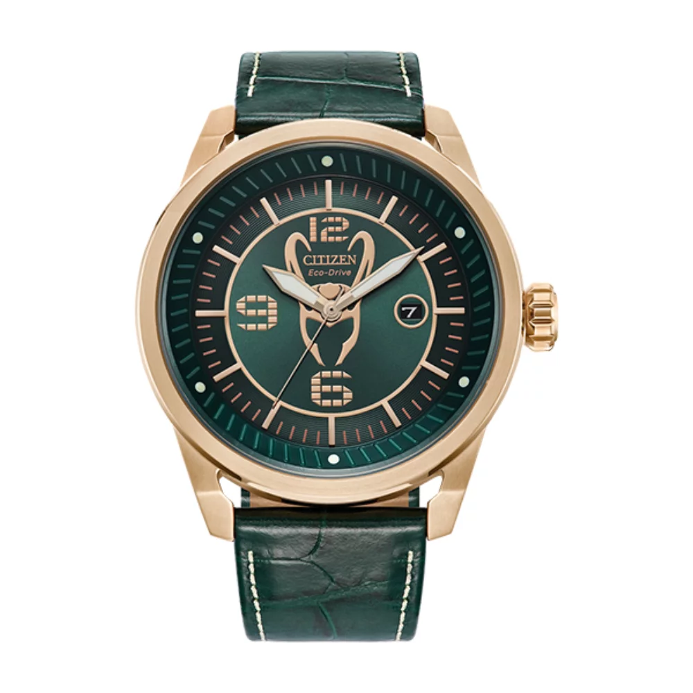 Montre Citizen Loki - Vert & Or