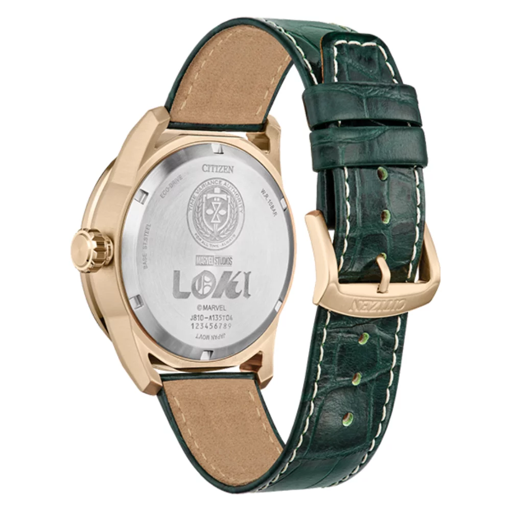 Montre Citizen Loki - Vert & Or