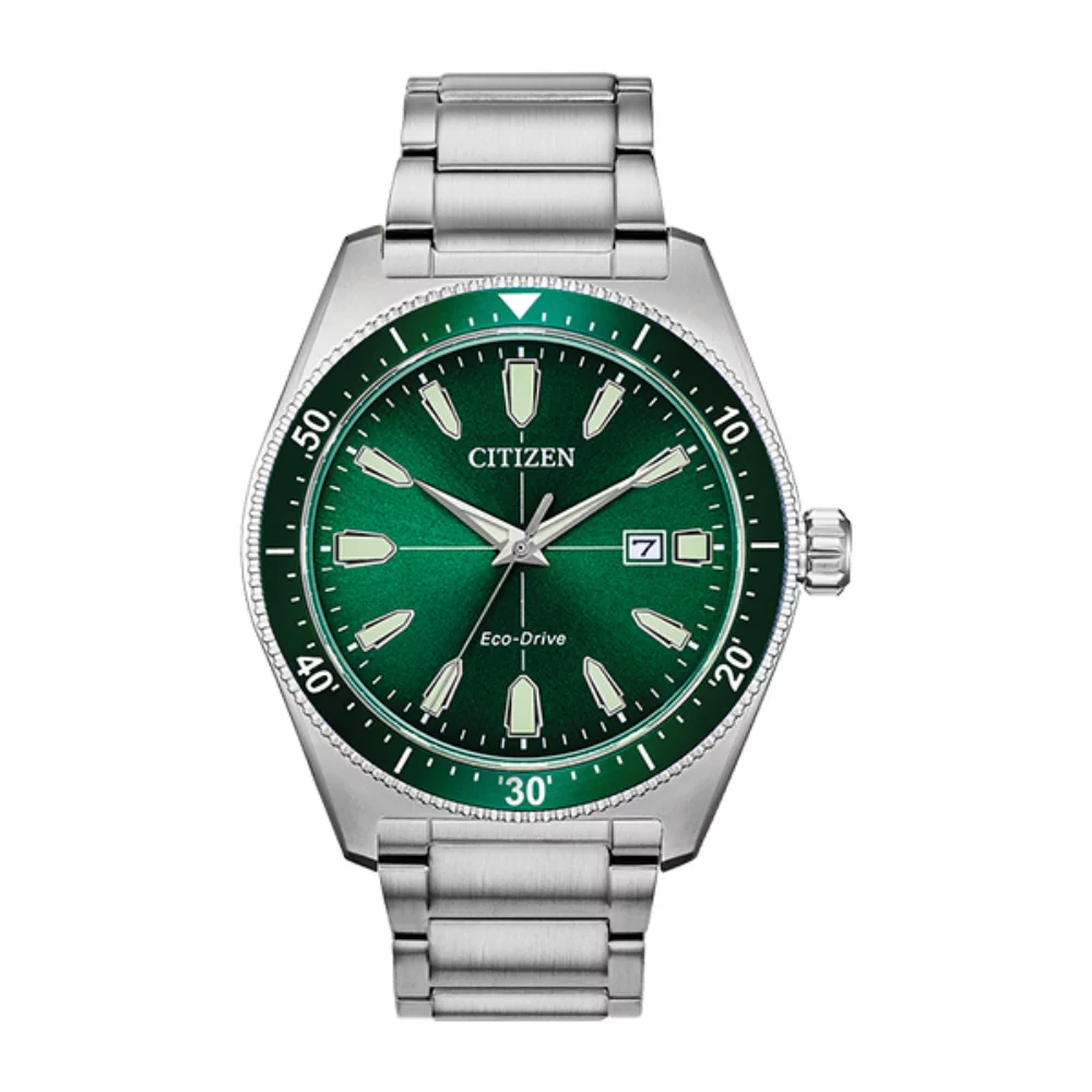 Montre Citizen Brycen - Vert & Argent