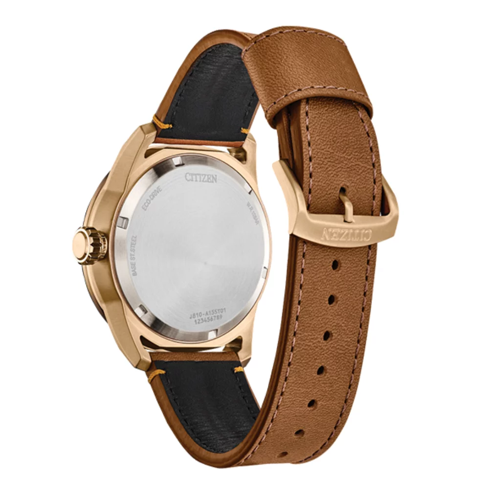 Montre Citizen Avion - Or et Marron