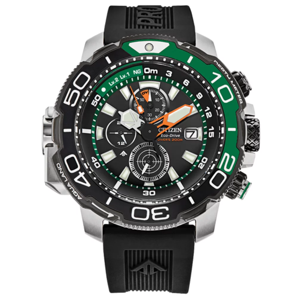 Montre Citizen Promaster Aqualand - Noir et Vert