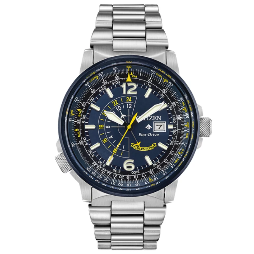 Citizen Watch Promaster Nighthawk - Silver & Blue