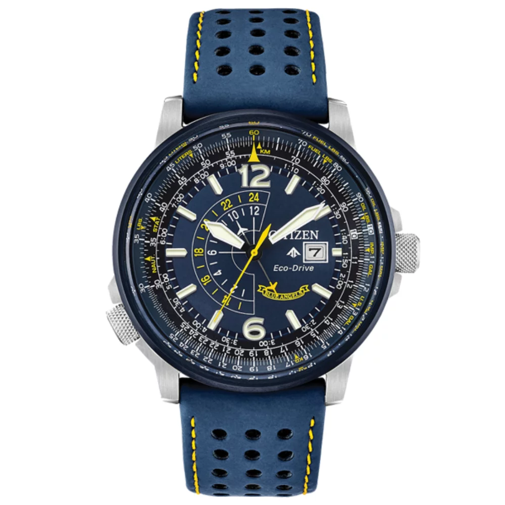 Montre Citizen Promaster Nighthawk - Bleu et Jaune