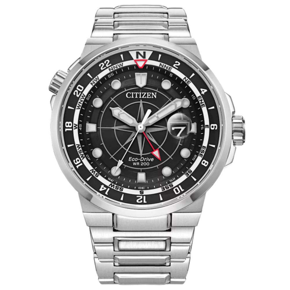 Montre Citizen Endeavor - Argent et Noir