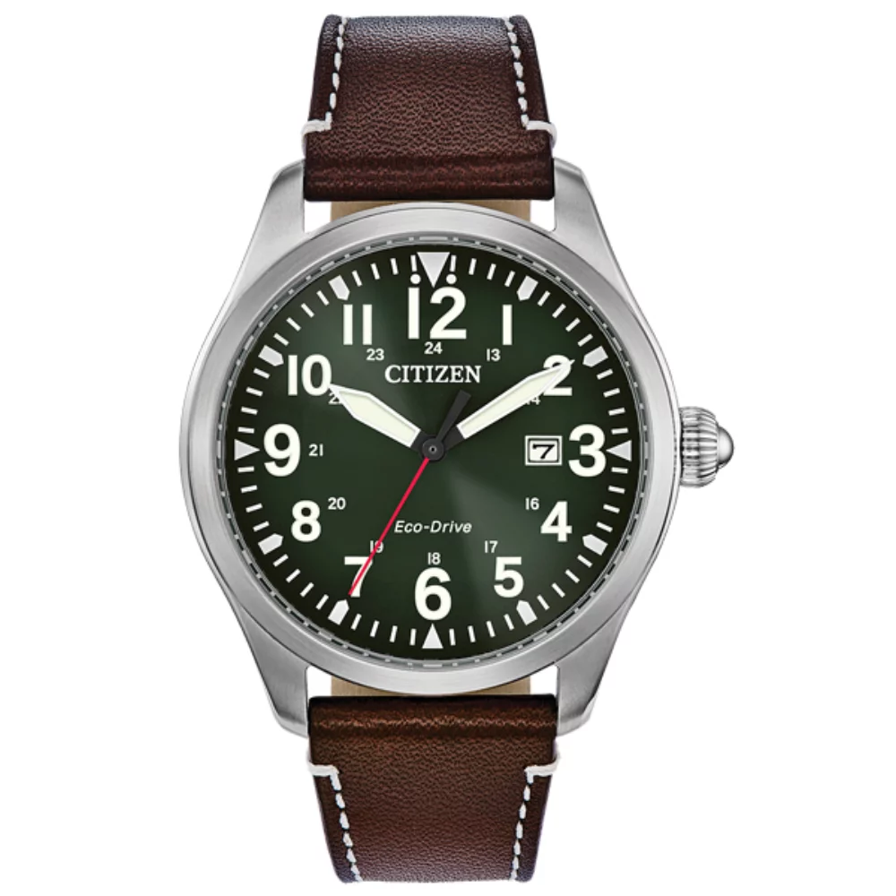 Montre Citizen Garrison - Marron et Vert