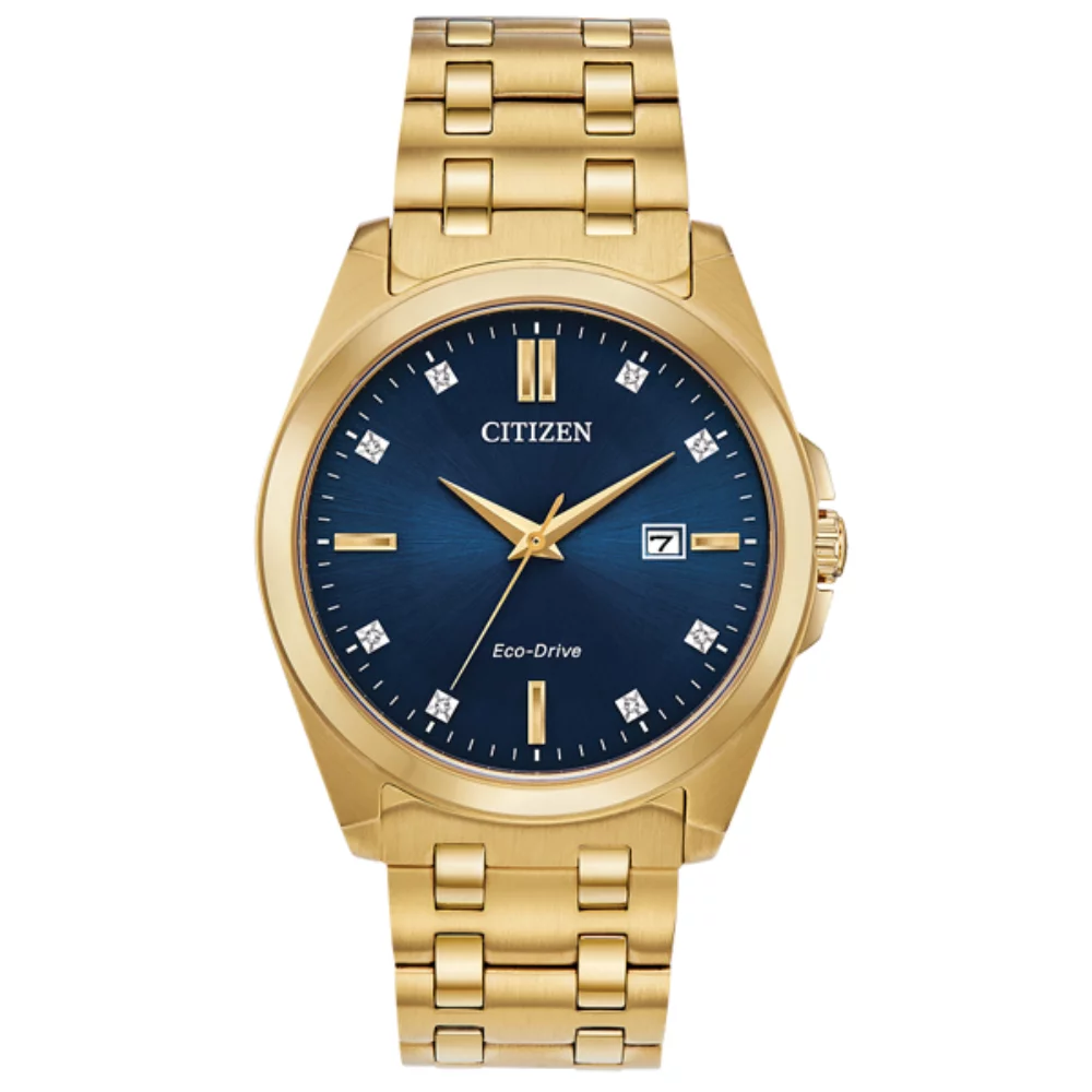 Montre Citizen Corso - Or & Bleu