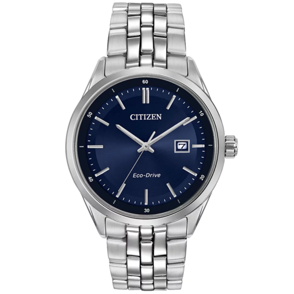 Montre Citizen Corso - Argent et Bleu