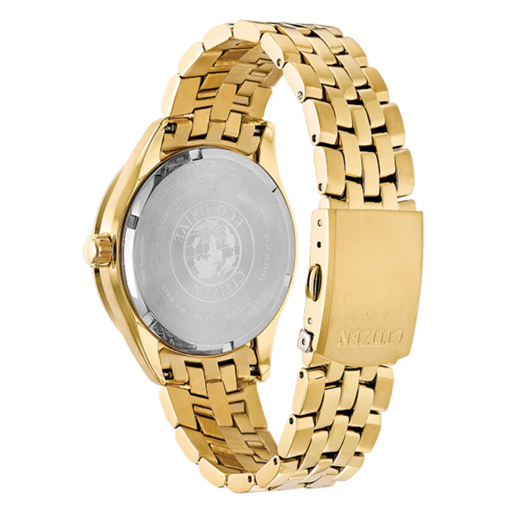 Montre Citizen Corso - Or & Accent de diamant noir