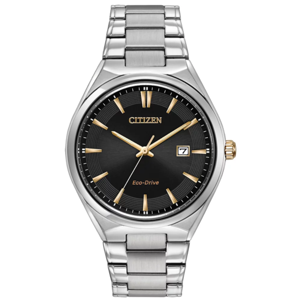 Montre Citizen Corso - Argent, Noir & Or