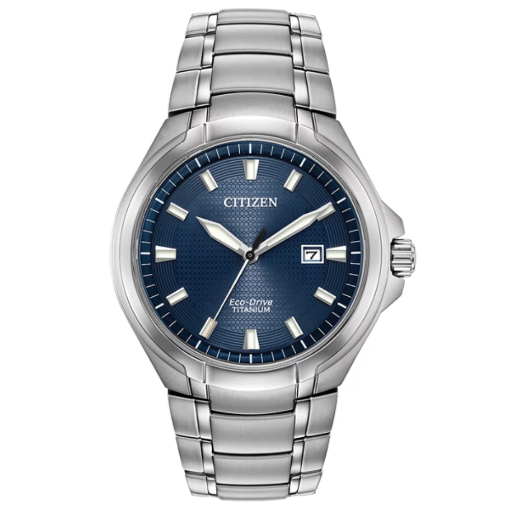 Montre Citizen Super Titanium - Argent & Bleu