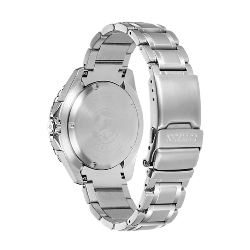 Montre Citizen Promaster Diver - Argent, Bleu & Orange