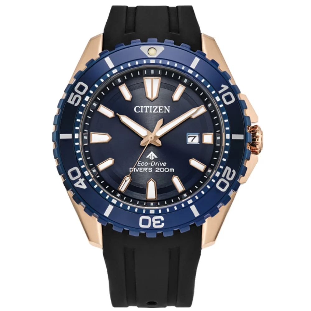 Montre Citizen Promaster Diver - Noir, Bleu & Or