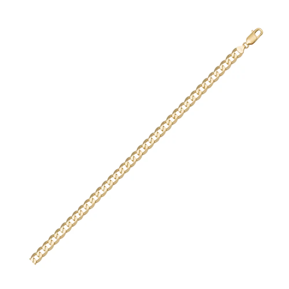 7" 18K Gold Open-Link Bracelets - 3.4 gm