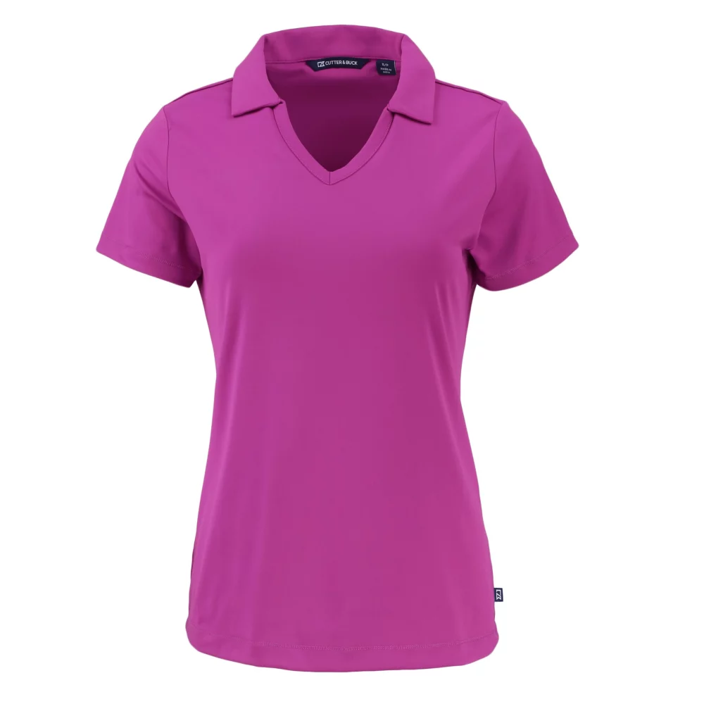 Polo col en V pour femmes Cutter & Buck Daybreak Eco Recycled