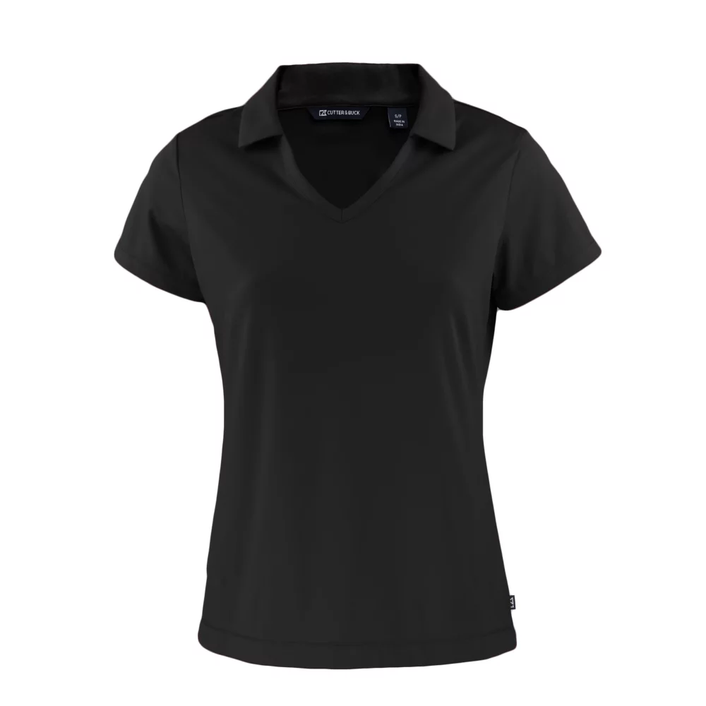 Polo col en V pour femmes Cutter & Buck Daybreak Eco Recycled