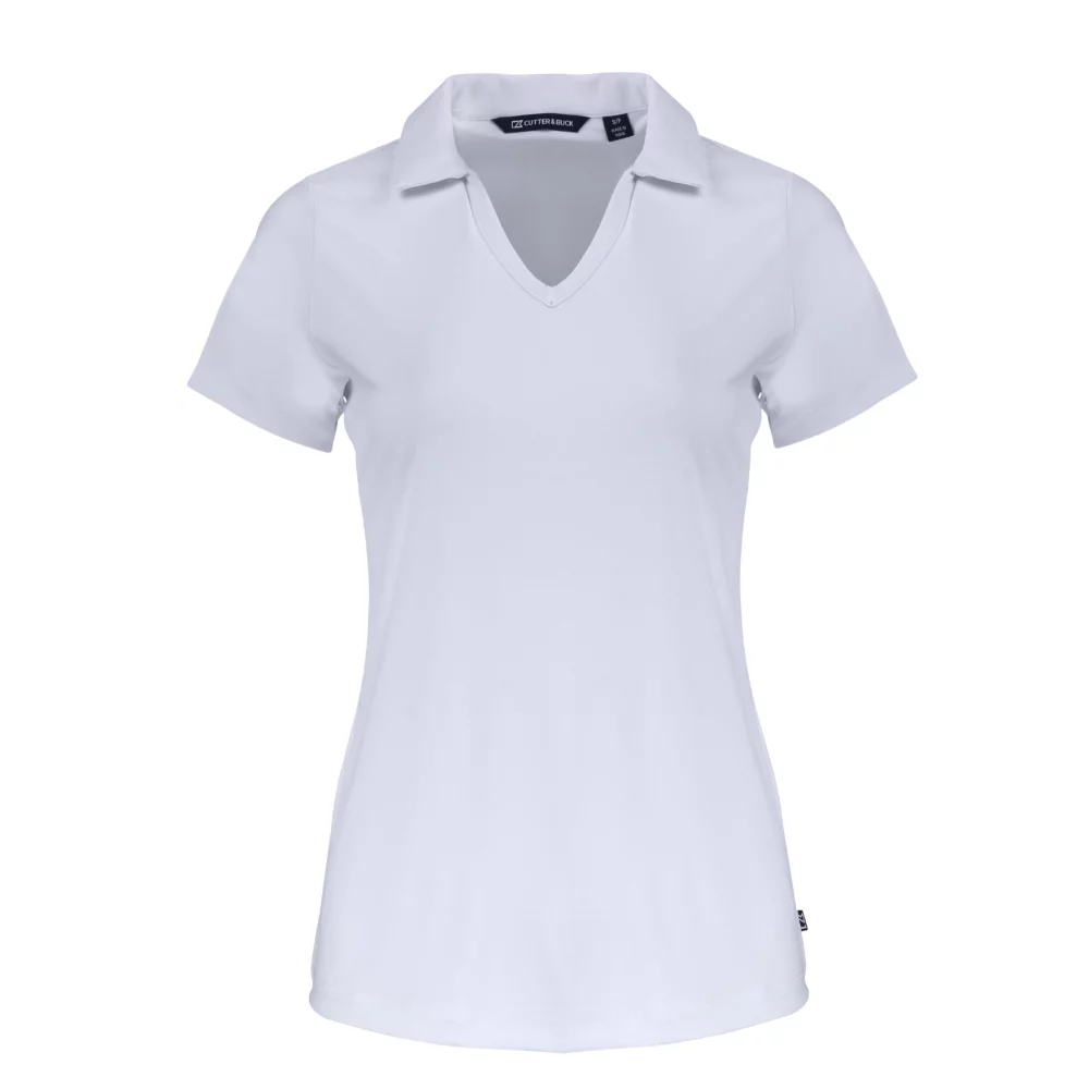 Polo col en V pour femmes Cutter & Buck Daybreak Eco Recycled