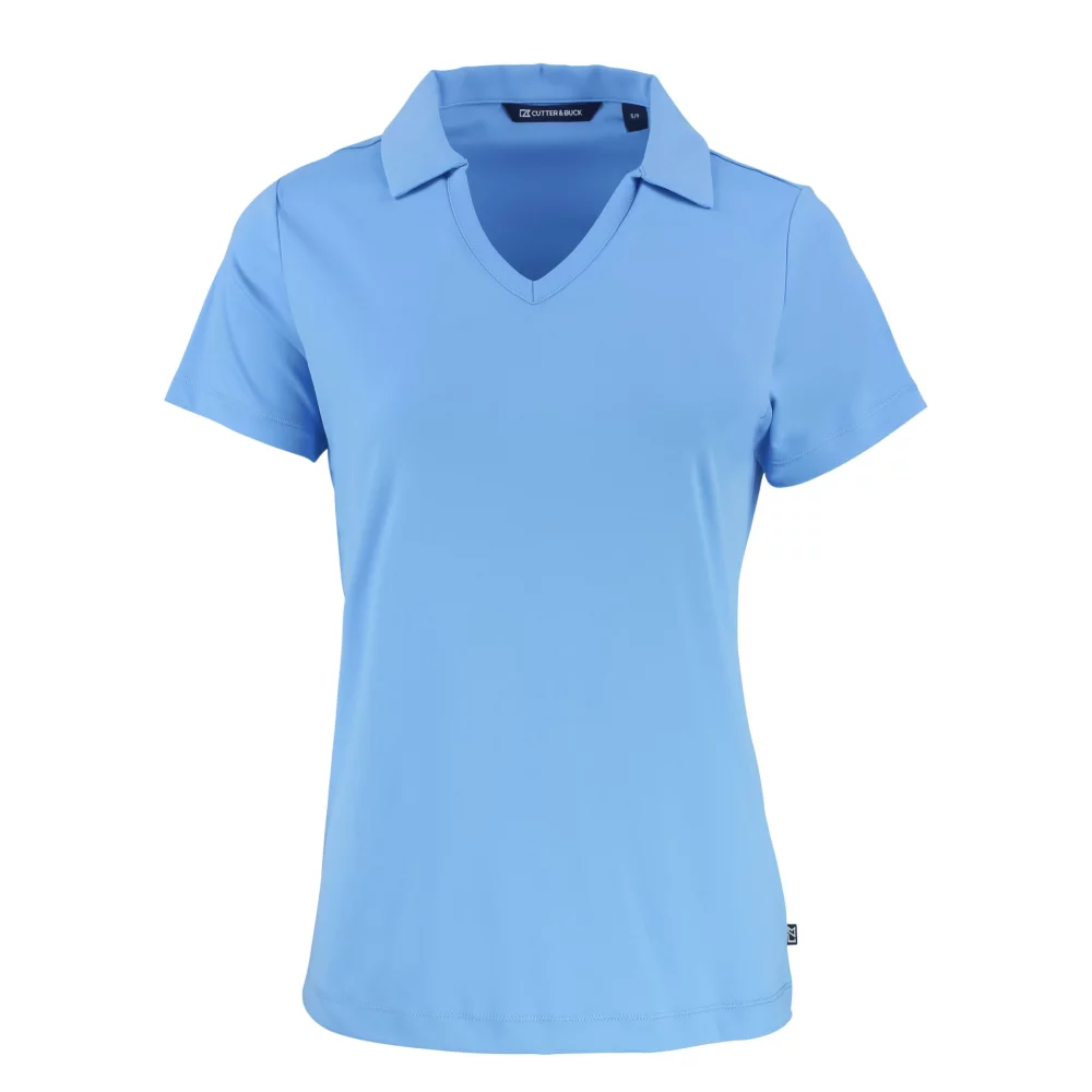 Polo col en V pour femmes Cutter & Buck Daybreak Eco Recycled