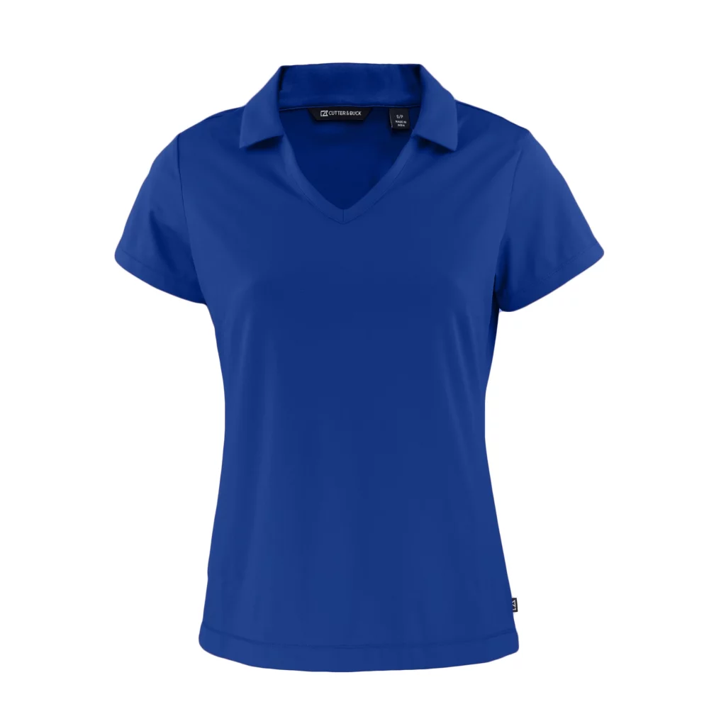 Polo col en V pour femmes Cutter & Buck Daybreak Eco Recycled