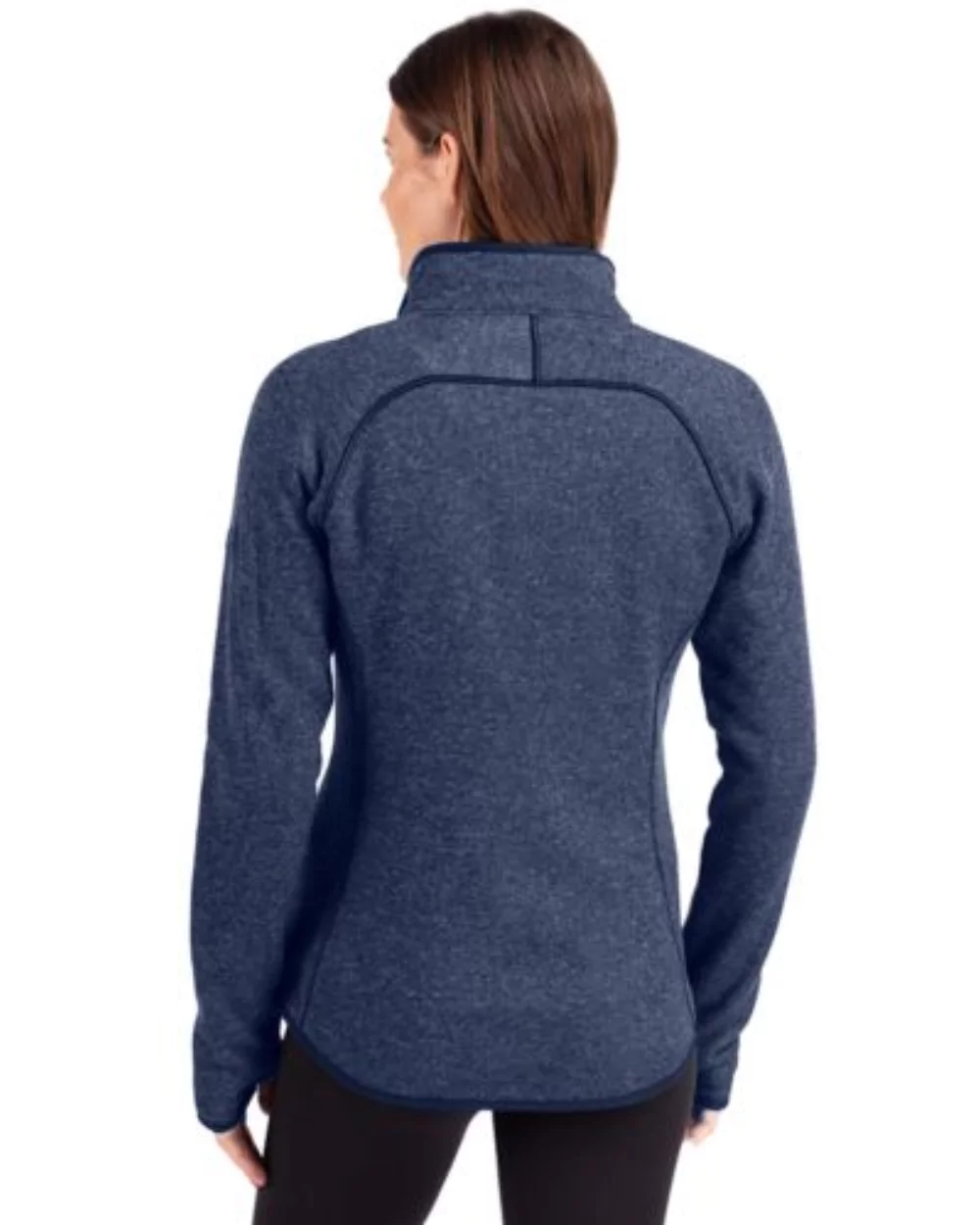 Veste zippée pour femme en tricot Cutter & Buck Mainsail