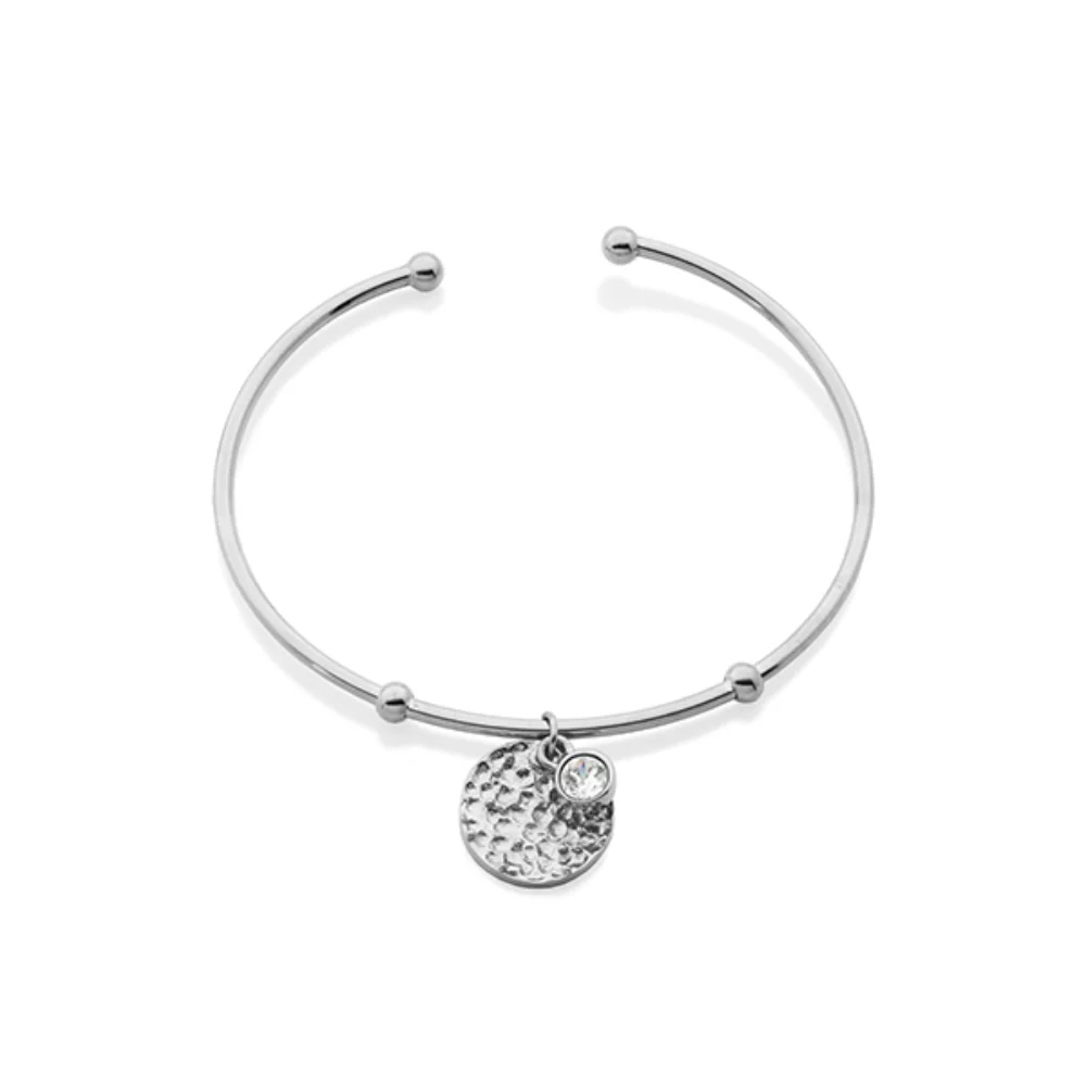 CJ Steelx Flexi Bangle Disc Bracelet