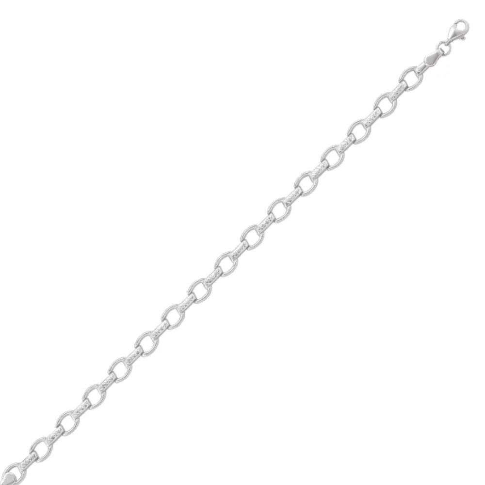 14K Silver Link Bracelets
