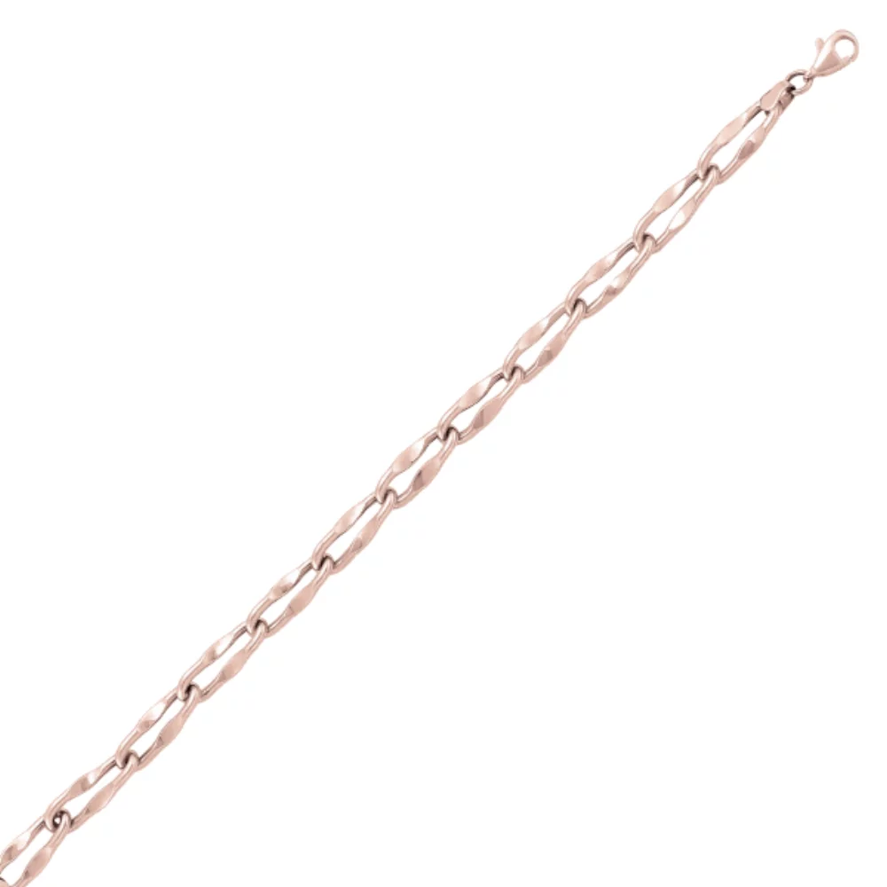 14K Rose Gold Link Bracelets
