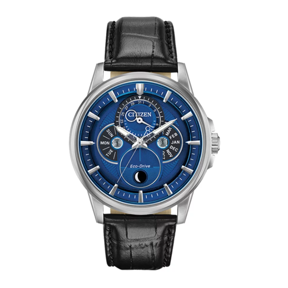 Montre Citizen Calendrier - Noir & Bleu