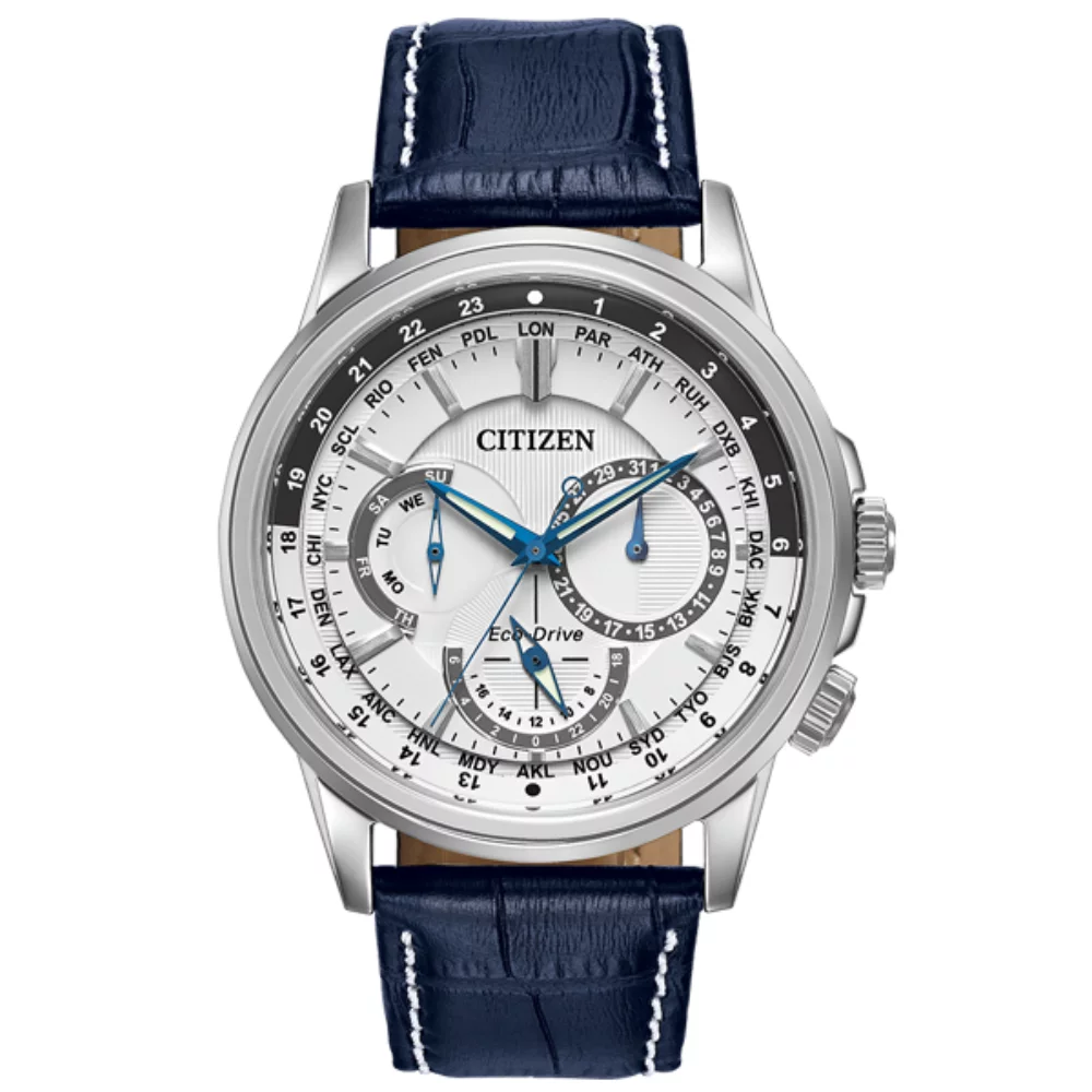 Citizen Watch Calendrier - Blue & Silver