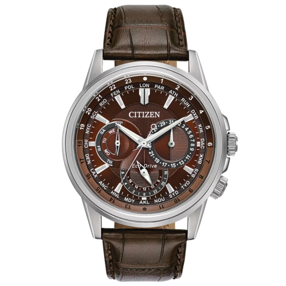 Montre Citizen Calendrier - Marron