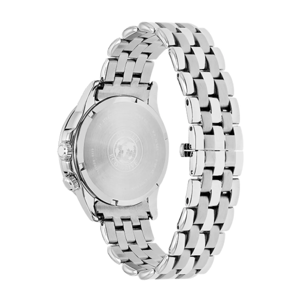 Montre Citizen Calendrier - Argent & Bleu