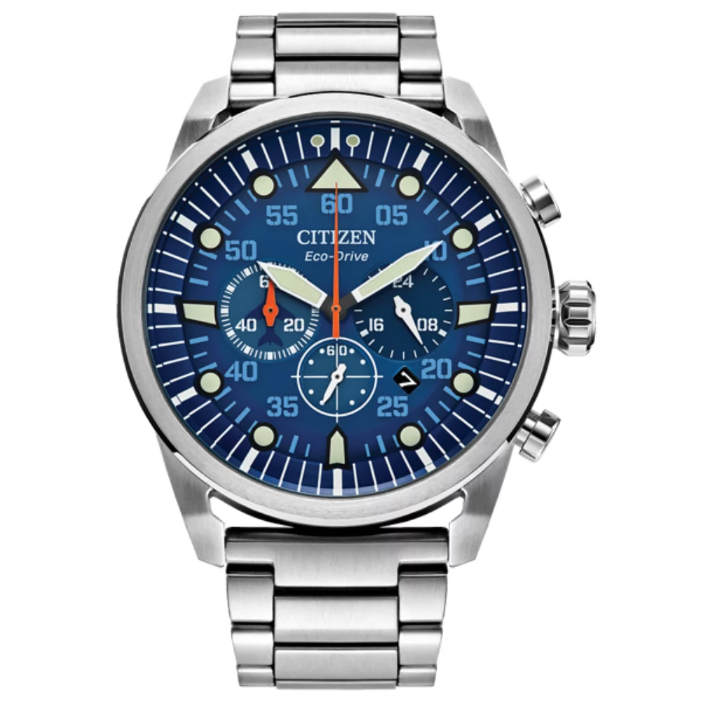 Citizen Watch Avion - Silver & Blue