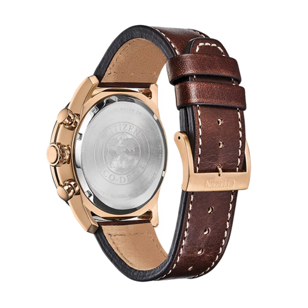 Montre Citizen Avion - Marron & Bleu